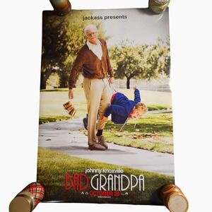 Jackass Presents‎ Bad Grandpa 2013 Movie Poster 27x40 Johnny Knoxville D/S